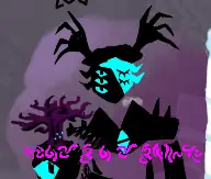 miltza, an obesk with a signature having 5 eyes and handlike receptors, holds a veilk sculpture at the viewer. beech text reads: 'HAVE A VEILK'